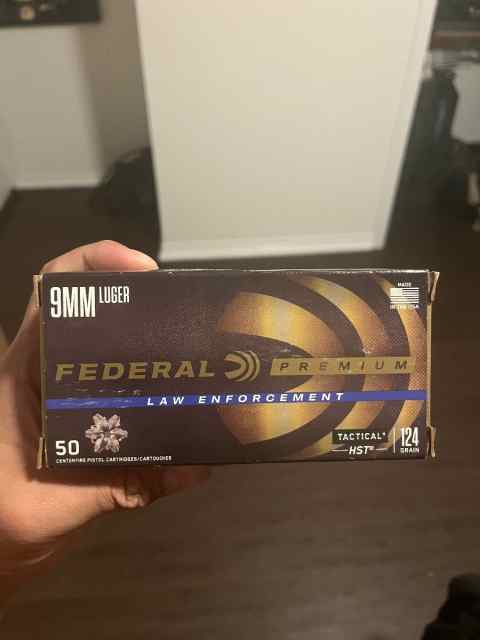 Federal Premium Law Enforcement 124 HST