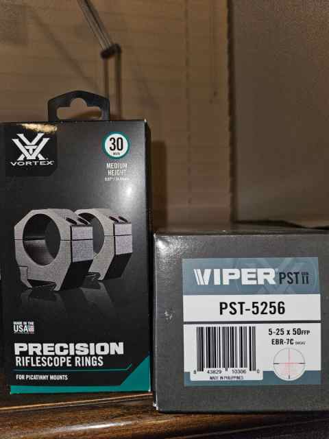 Vortex Match Rings Medium Height 30mm