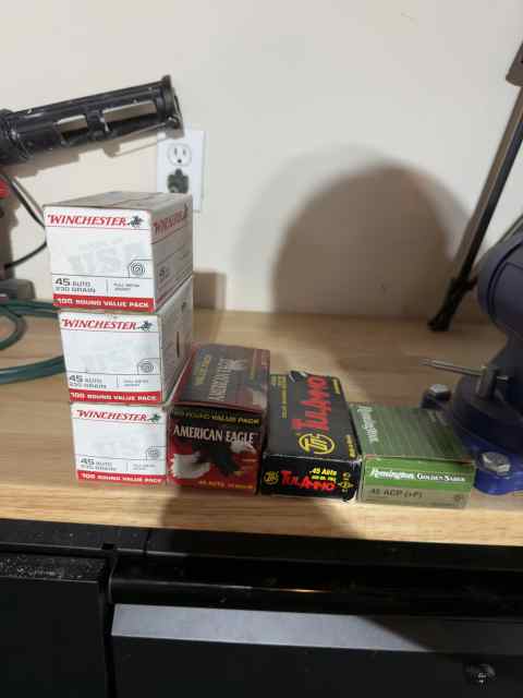 45 ACP Ammo Various Types