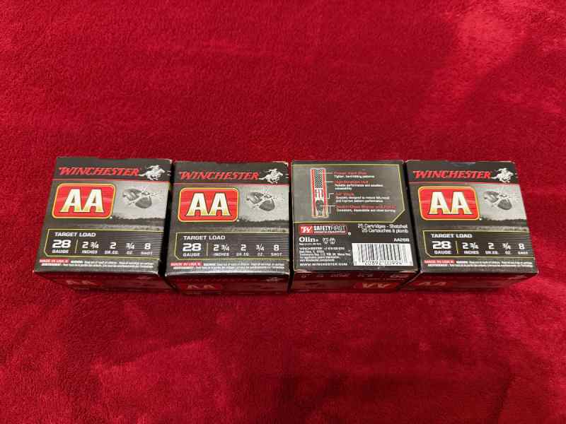 28 Gauge Winchester AA Target loads - 100 rnds