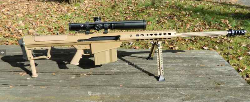 Barrett M107A1 .50 cal., semi-automatic extreme LR