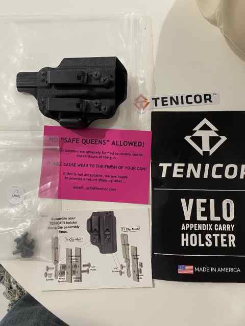 TENICOR VELO HOLSTER LNIB for S&amp;W M&amp;P Shield Plus