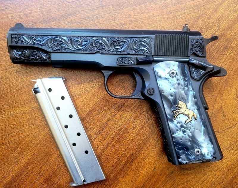 Rare Colt~1911/Regal~38/Super~Blued~Custom