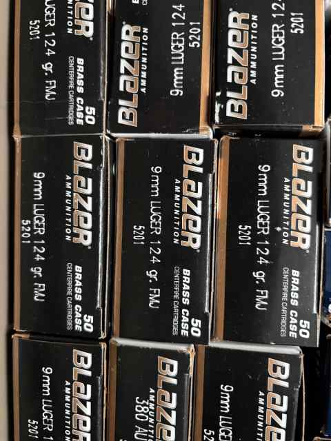 Blazer 124 gr 9mm 