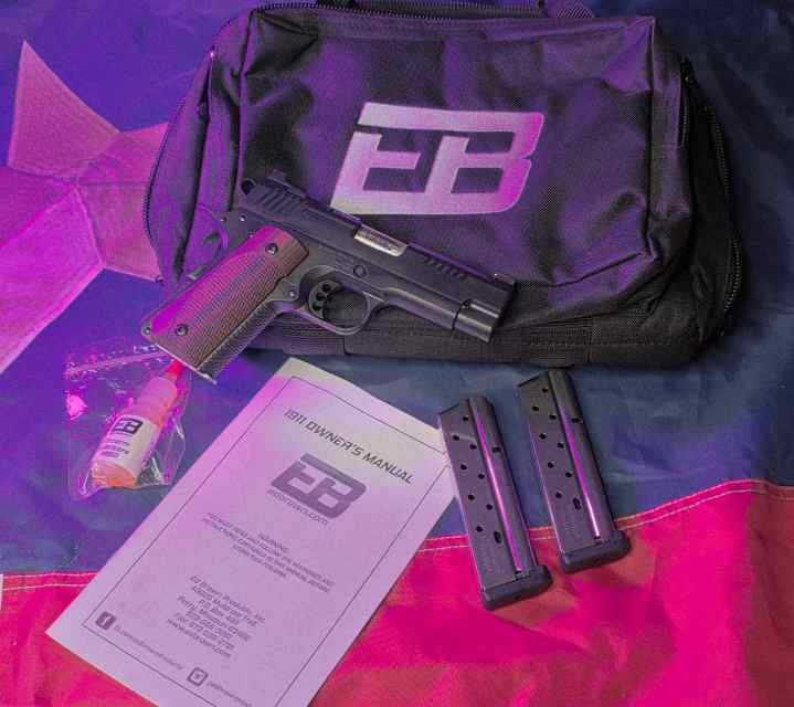 A beautiful custom Ed Brown 9mm 1911