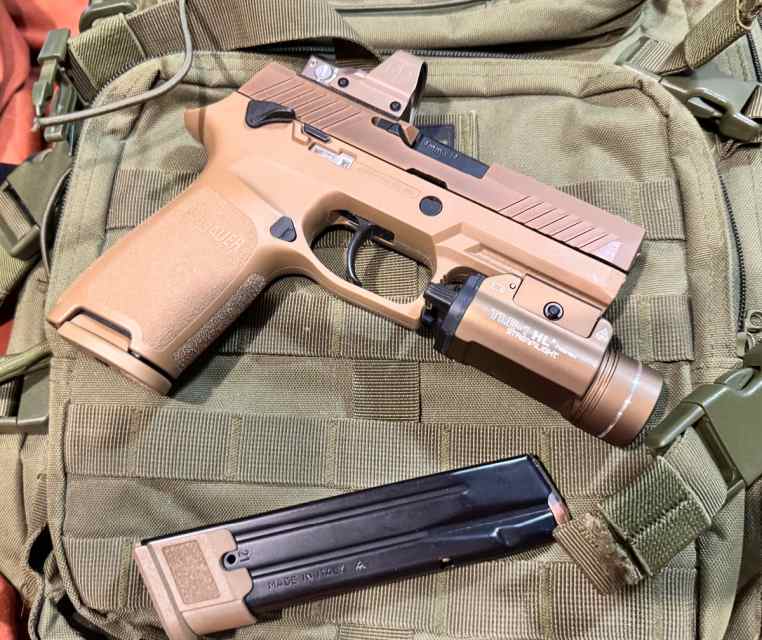 **BRAND NEW SIG SAUER M18 W/DPP &amp; TLR-1 REDUCED**