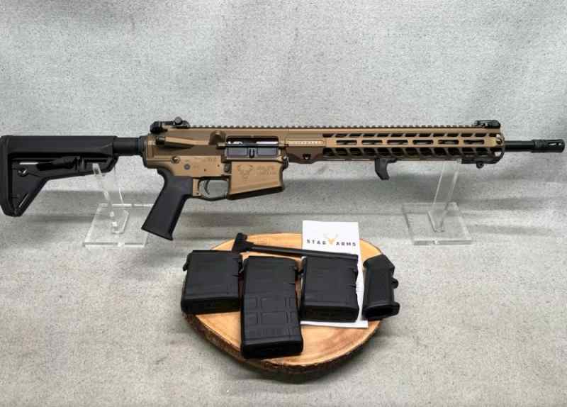 Stag Arms Stag-10 308win Burnt Bronze