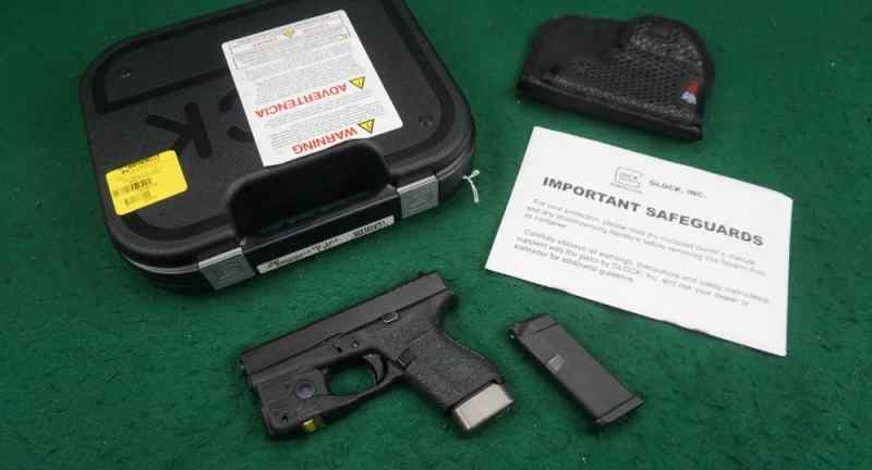 Glock Model 42 380 380acp 3.25&quot; w/ Streamlight TLR